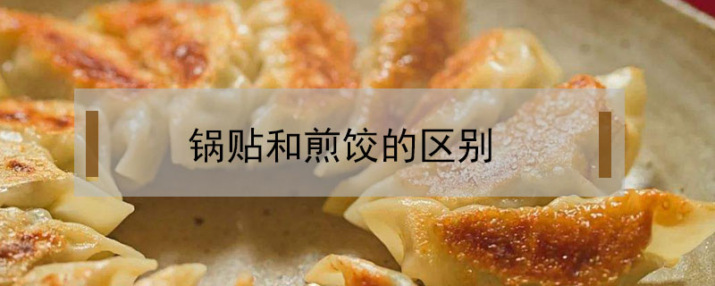 锅贴和煎饺的区别