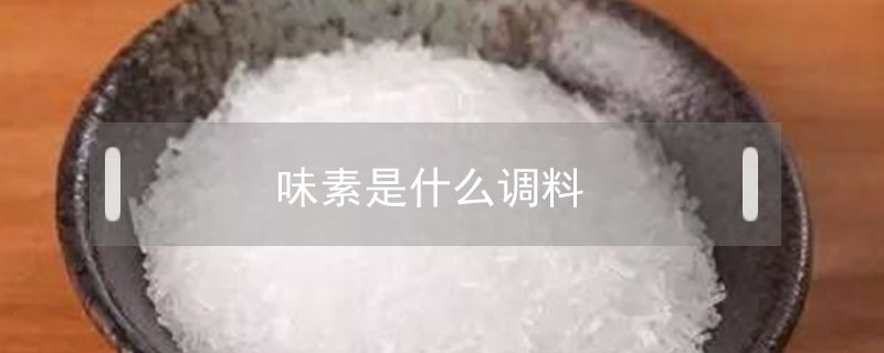 味素是什么调料